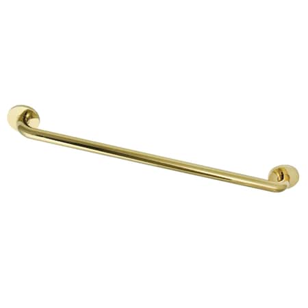 Kingston Brass GLDR814302 30-Inch X 1-1/4-Inch OD ADA Grab Bar, Polished Brass GLDR814302